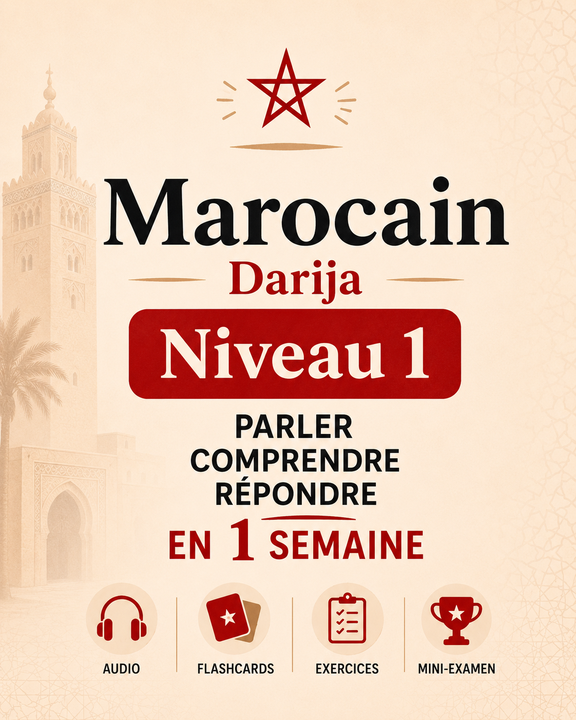 Marocain Darija · Niveau 1